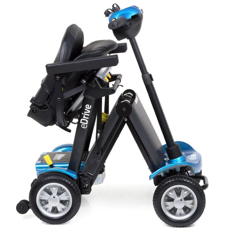 eDrive Blue Mobility Scooter Semi Folded